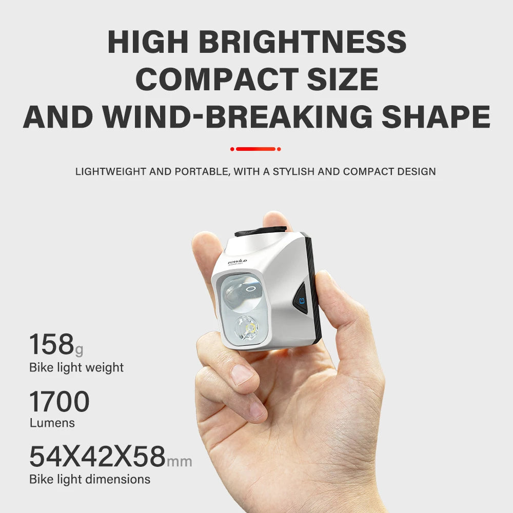 Aluminum Bike Light 1900LM